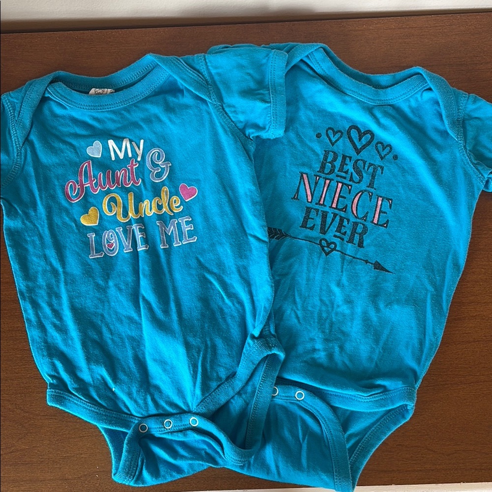 Blue Baby Onesies - My Aunt & Uncle Love Me, Best Niece Ever
